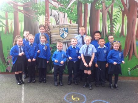 Our first Stars of the new school year! Thank you KWG Construction for our beautiful art work on the playground
