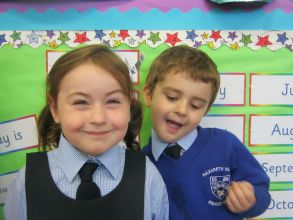 We are great friends in P.2!