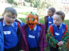Halloween fun in Primary One!! Ha, ha, ha!!!